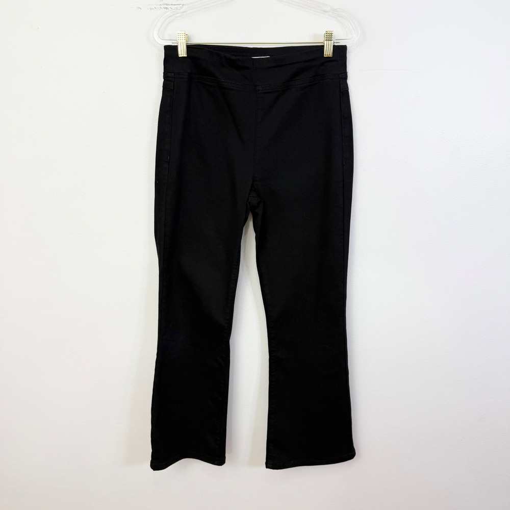 Free People We The Free Black Pull-On Kick Flare Pants Size M